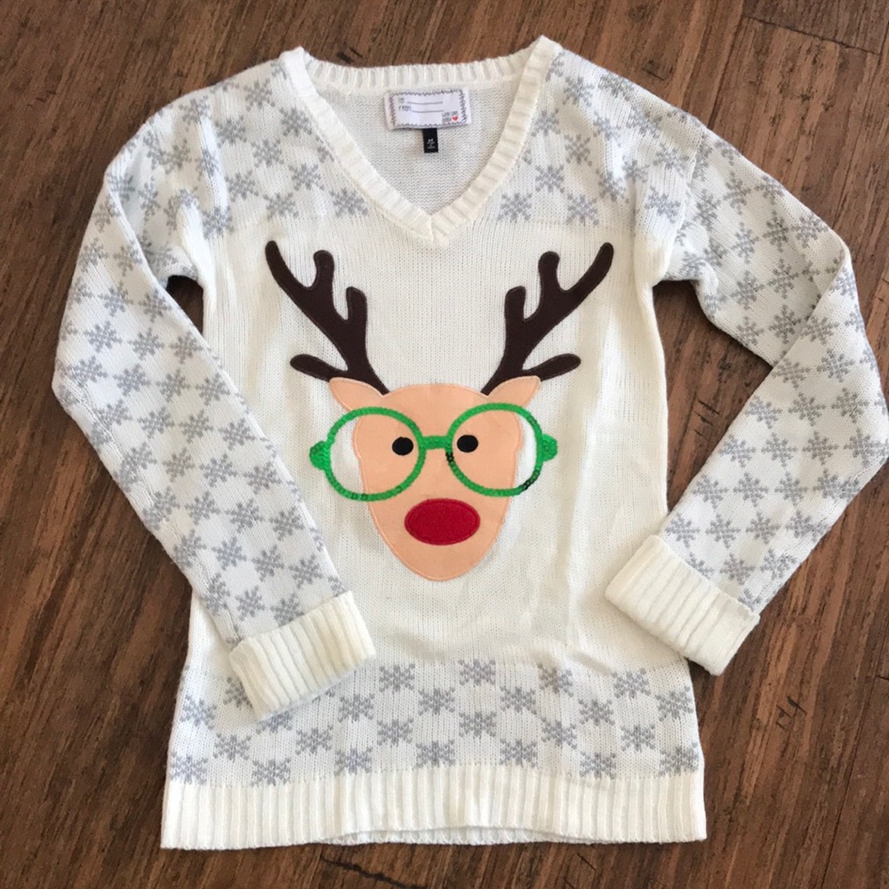 Holiday sweater.